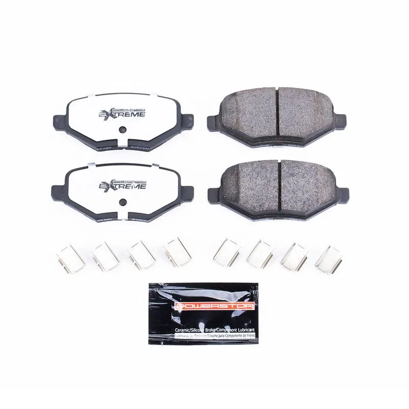 Z36-1754 – POWERSTOP Brake Pad, FMSI Number D1754 Carbon-Fiber Ceramic Brake Pads Set Of 4 With Premium Stainless Ste...